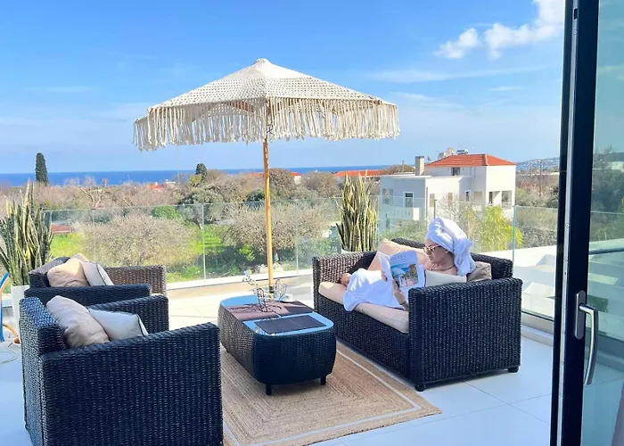 Vila Gatsby Rhodes -two Brand New Exclusive Asgourou